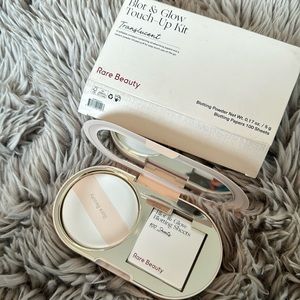 Rare Beauty blot and glow touch up kit blotting powder and blotting papers NEW